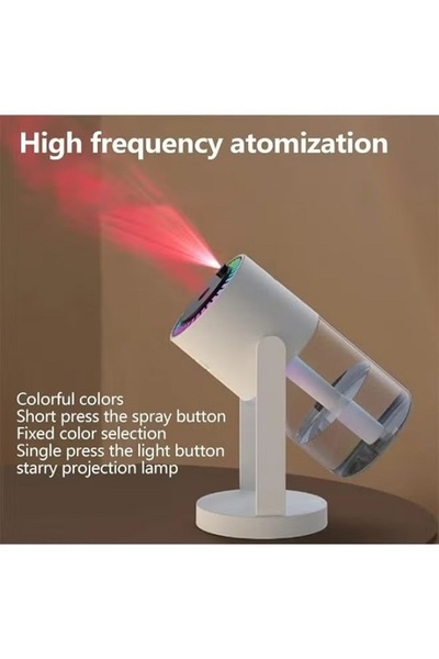 Generic USB Vibrating Starry Sky Humidifier, Silent Desktop Aromatherapy Diffuser,