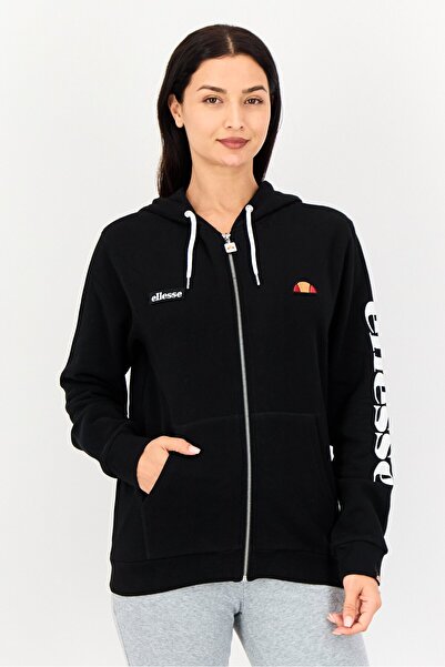 Ellesse Women Sportswear Fit Long Sleeve Training Hoodie, Black