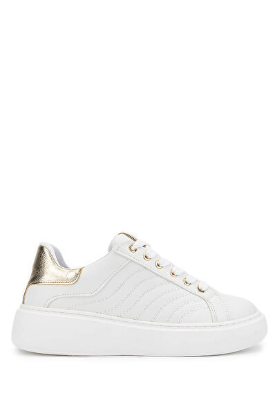 Tamer Tanca Women's Faux Leather White Sneakers & Sports Shoes
