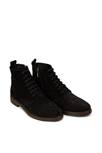 Deery Women's Genuine Suede Black Boots