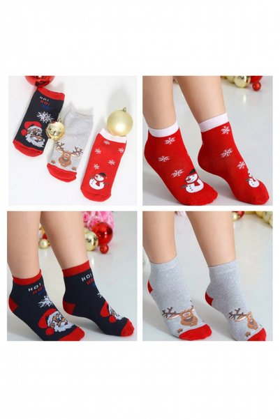 embody Set of 3 pairs of ladies socks, Christmas print, universal sizes 36-40...