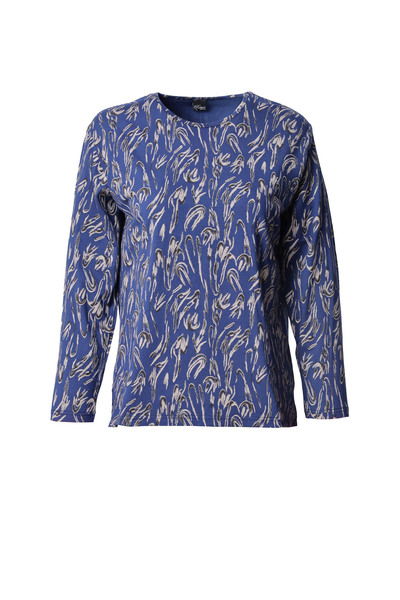 Trikolay تفاصيل لامعة للنساء ذوات المقاسات الكبيرة |   أكمام طويلة منقوشة |  ...