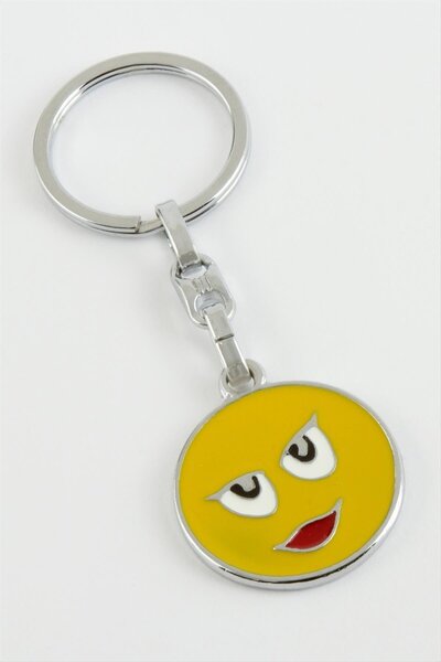 ZERO LAND LVSQVR Emoji (154932) Breloc metalic-galben