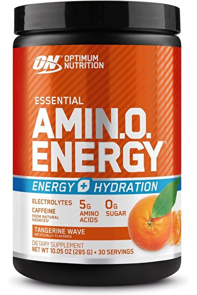 Optimum Nutrition Amino Energy Plus Electrolytes Powder - Tangerine Wave, 285 g (30 Servings)