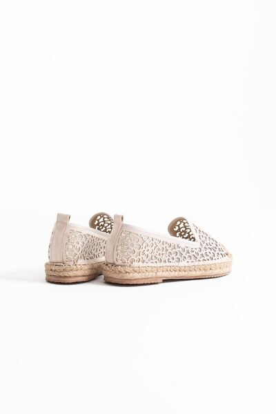 TRENDELLA Dune women's beige espadrille shoes