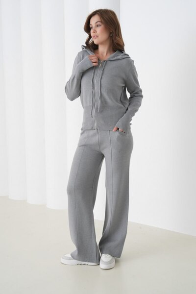 Miss Allos Жіночий комплект з капюшоном і поясом з трикотажу