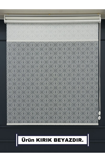 ESDEH Çift Mekanizmalı TÜL+STOR Güneşlik Perde – Çiftli Sistem - 2 Perde TEK ...