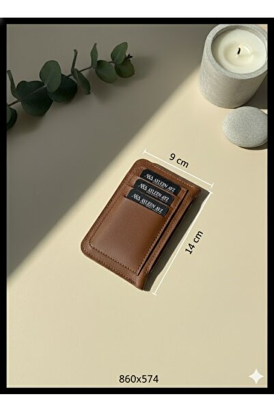 Ayleen Ayz Women's Leather Zippered Card Holder Wallet Small Size