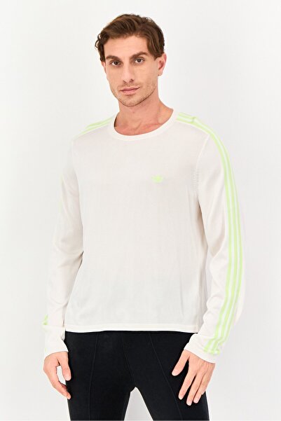 adidas Men Sportswear Fit Embroidered Logo Training T-Shirt, Beige