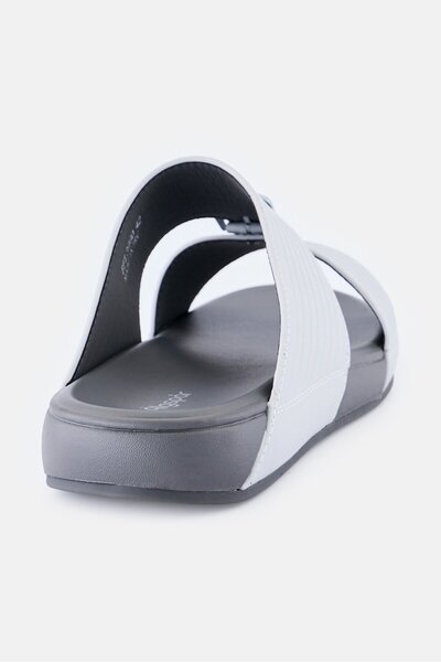 Algspar Men Slip On Sandals, Light Grey