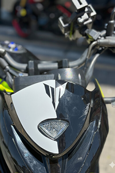 Banxtre Mondial Drift-L için Beyaz Renk MT Logolu Kafa Sticker Etiket