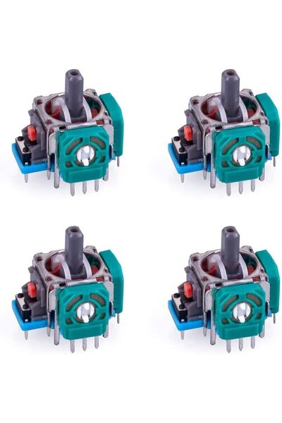 RADIOTRONICS 3D Analog Thumbstick Replacement for PS4 (4 Pack)