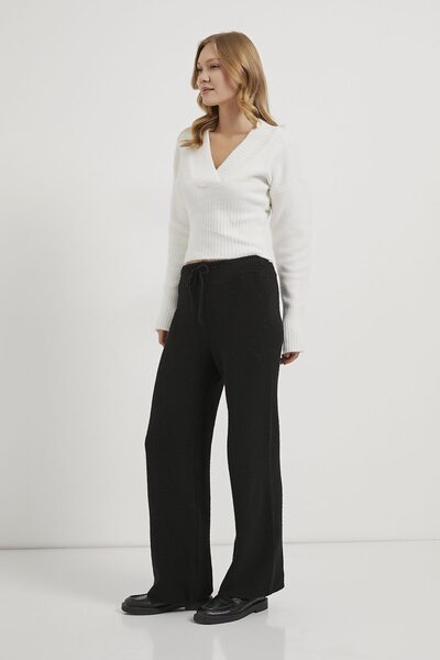 Arma Life Armalife 5051 lace-up waist knitwear women's trousers