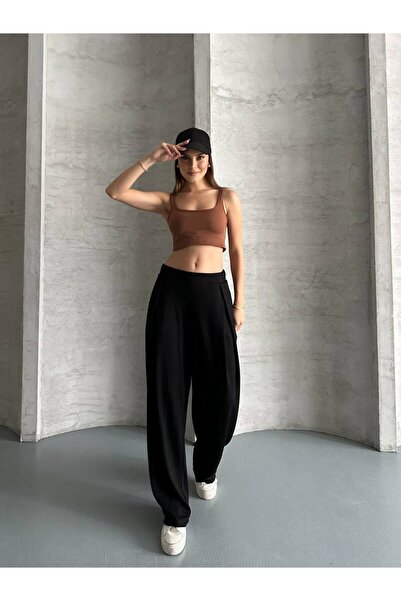 Bella Breeze Women's High Waist Wide Leg Flowy Pants