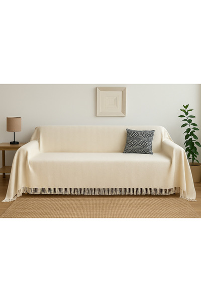 SHome غطاء سرير متعدد الأغراض من القطن الطبيعي 100% مقاس 200×230 سم – غطاء سر...