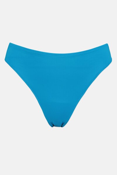 Calvin Klein بيكيني سفلي بشعار العلامة التجارية للنساء، أزرق