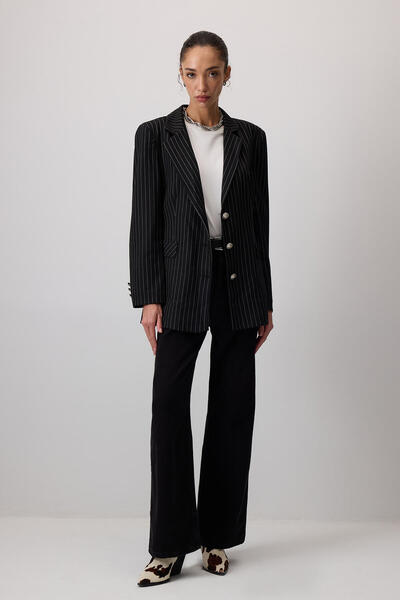 Touché Privé STRIPED BLAZER JACKET