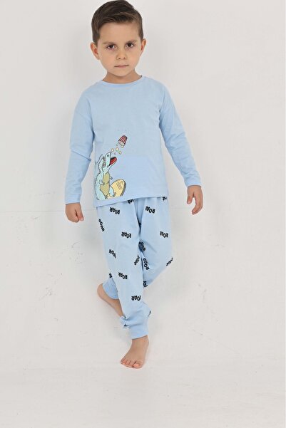Toontoy Boy's Roar Printed Pajama Set