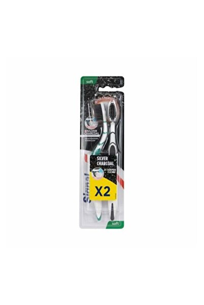 Signal Charcoal Toothbrush 2 Pieces - Soft