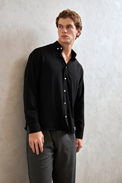 HYMAN Men's Oversized Cut Aerobin Shirt