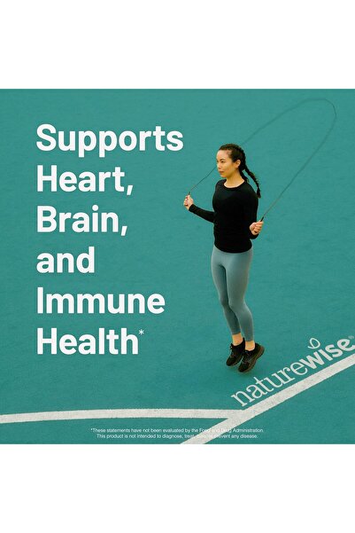 NatureWise Extra-Strength Omega 3 Fish Oil 1000mg - 600 EPA & 400 DHA + Vitamin E - Lemon - 180 Soft