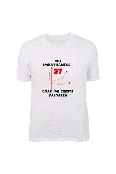 T&M Personalizare Tricou personalizat - „Nu îmbătrânesc, 27 de ani, doar îmi ...