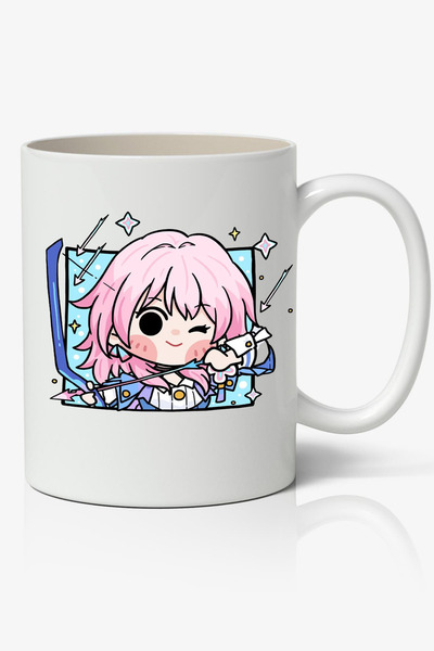 Toyaso Honkai Star Rail Emote Avatar Anime Themed White Mug Cup Gift for Lover Friend