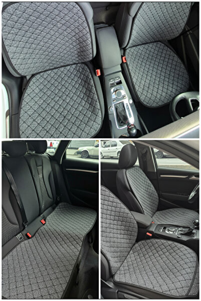 TUSBA MARKET Set de 3 perne pentru scaune auto de culoare gri cu buzunare |  ...