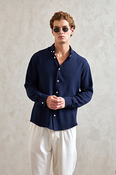 HYMAN Men's Oversized Cut Aerobin Shirt
