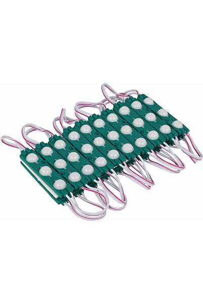 burul 1.5w Yeşil Reklamcı Modül Led Parmak Led Lamba 12 Volt 20 Adet