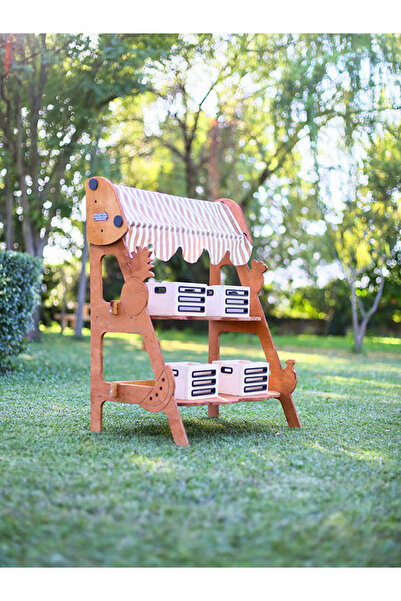 MANDU Ahşap Çocuk Manav Tezgâhı