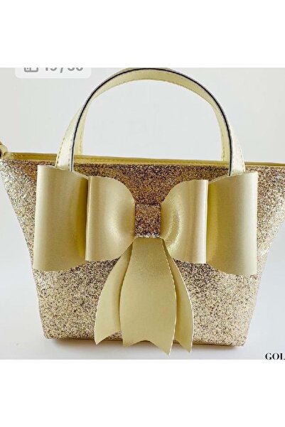 ILGAZ Girl's Handbag Gold Golden