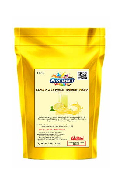 aromasan Limon Aromalı İçecek Tozu - 1 Kg