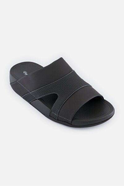English Laundry Men Slip On Arabic Sandals, Grey