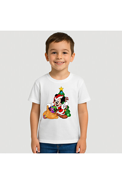 OEM Tricou Copii Baieti Mickey Mouse Christmas 100%Bumbac