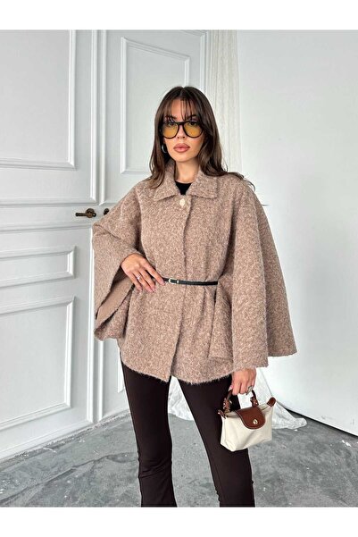 mydukkan.co Kırçlı Kaşe Poncho