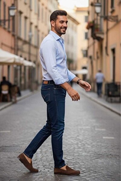 Voltaj Παντελόνι Felipe Normal Cut Τζιν Ναυτικό Μπλε