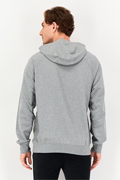 Nike Men Dri Fit Long Sleeve Outdoor Hoodie, Grey Marl