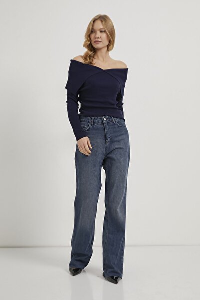 Arma Life Armalife 6303 Off-Shoulder Knitwear Women's Sweater