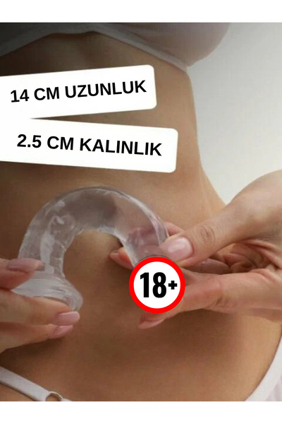 TACTIC 14 CM VAKUM TABANLI JEL DİLDO