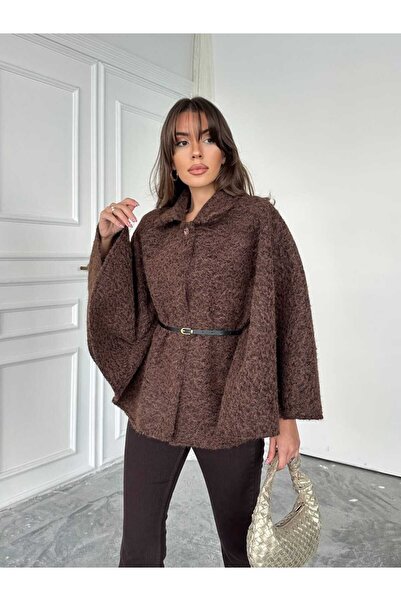 mydukkan.co Kırçlı Kaşe Poncho