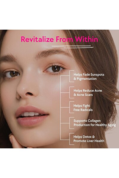 Chicnutrix Glow - 20 Effervescent Tablets, Japanese Glutathione & Vitamin C, Strawberry-Lemon