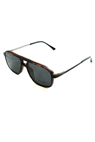 Avva 1910 C2 Polarized&Anti-Glare Clip-On Men's Sunglasses