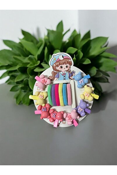 EyER Shoping 1-3 години Детска фиба за коса и закопчалка Жълта