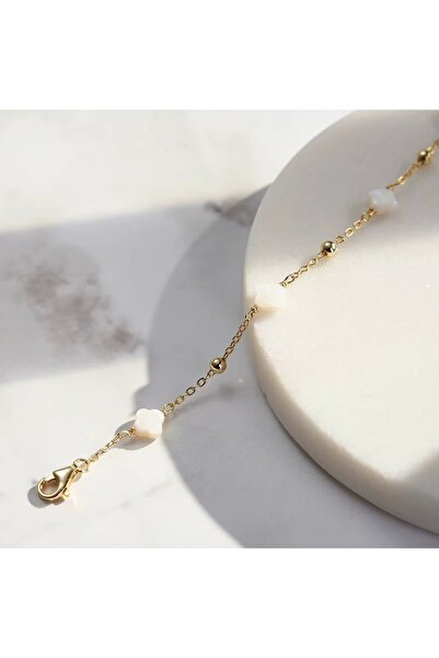 delis Bratara din argint 925 pentru dama, JW1686, model trifoi, placata cu aur