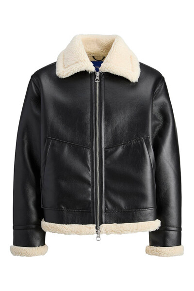 Jack & Jones Jorliverpool Aviator Black Men's Jacket 12282948