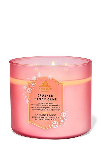 Bath & Body Works Crushed Candy Cane Büyük Mum