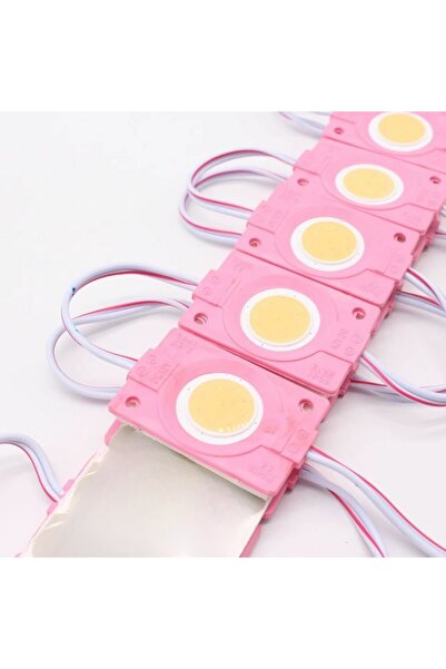 burul 2.4w Pembe Reklamcı Modül Led Parmak Led Lamba 12 Volt 20 Adet