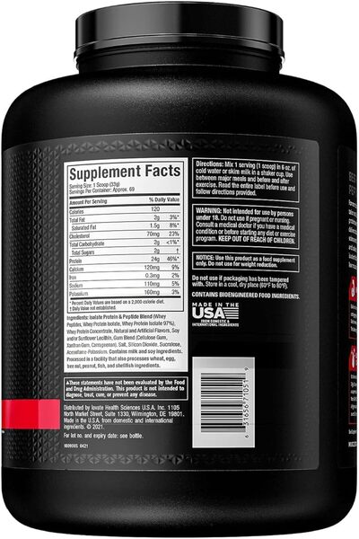 MUSCLETECH Nitro-Tech 100% Whey Gold - French Vanilla Cream, 5 lbs