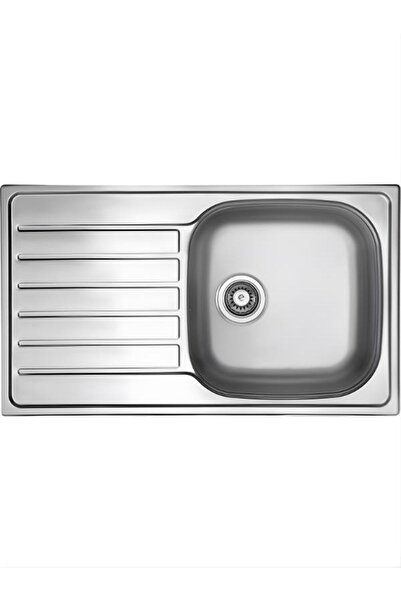 ukinox Hypnos 50 Sol Dekorlu Paslanmaz Çelik Eviye